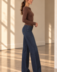 Brown Calypso Long Sleeve Top