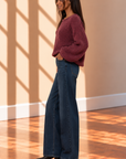 Burgundy Evelina Sweater