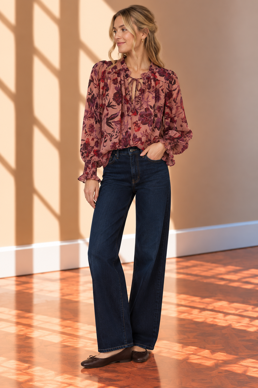 MAUVE GARDEN TOP
