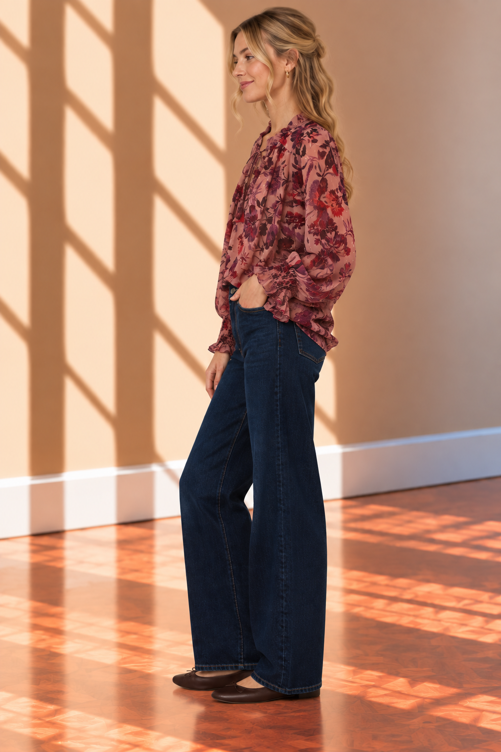 MAUVE GARDEN TOP