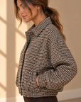Brown/Black Checker Jacket