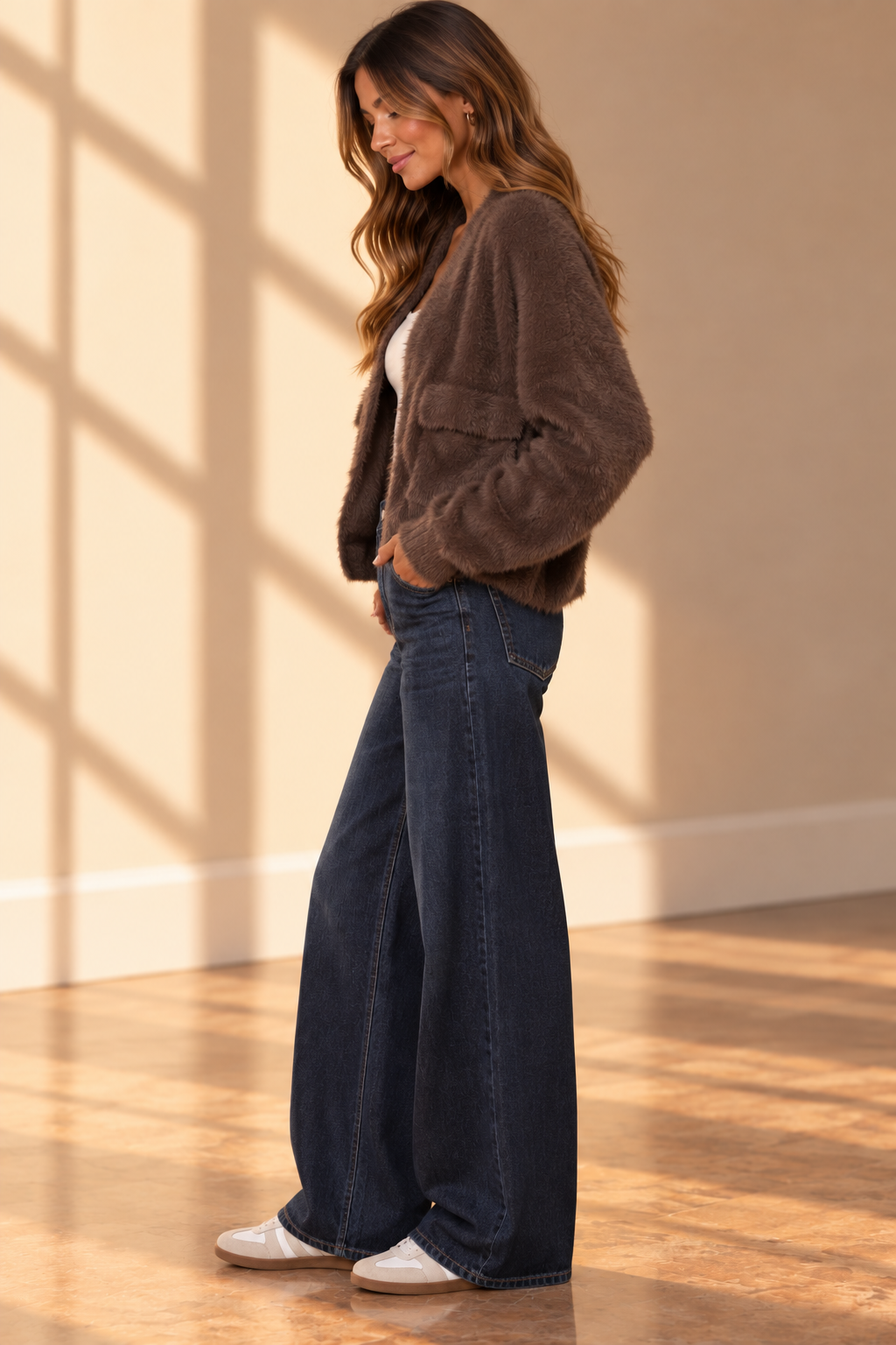 Chocolate Jana Cardigan