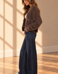 Chocolate Jana Cardigan