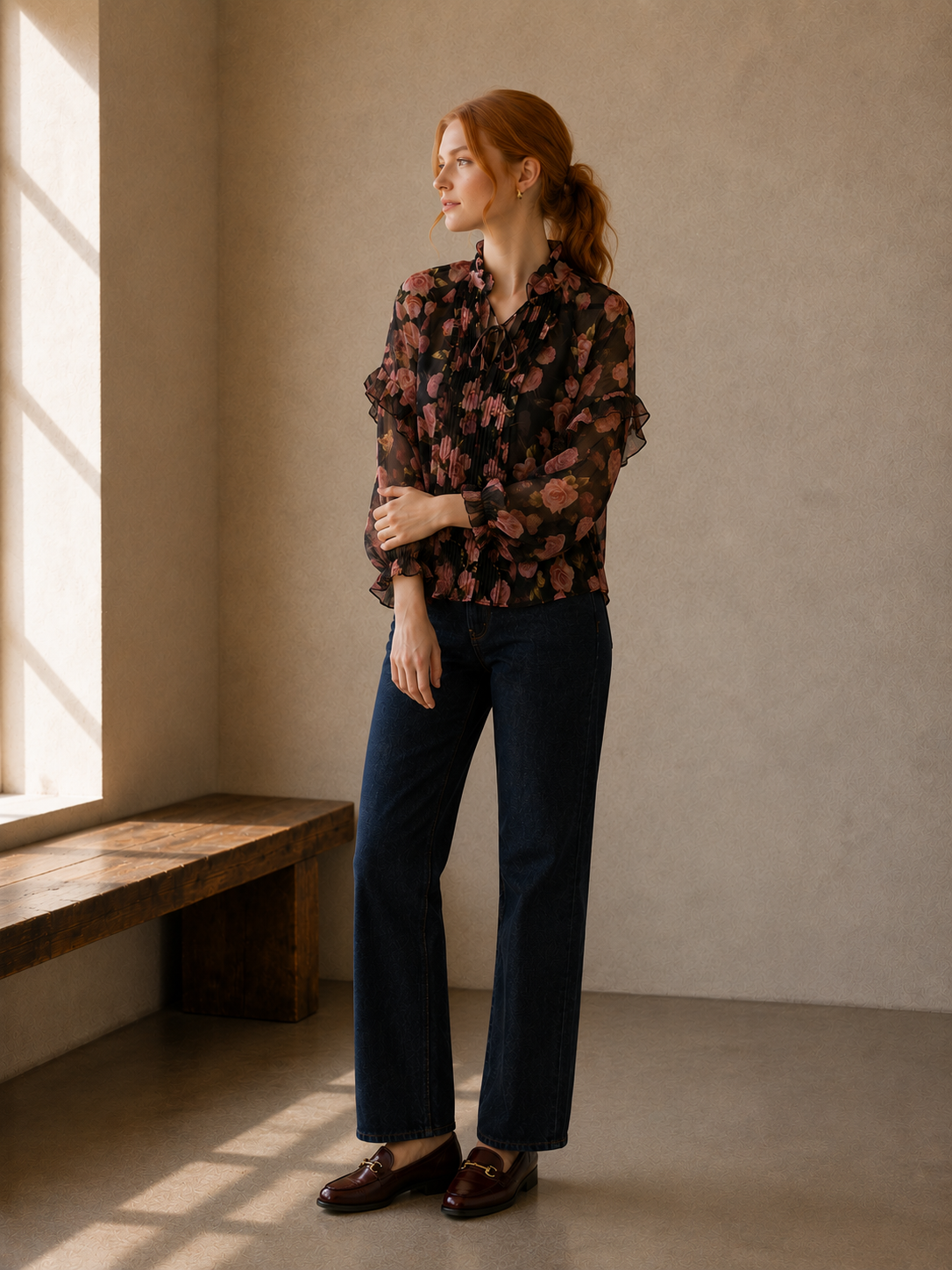 Black Rose Sara Blouse