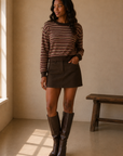 Brown Multi Amari Sweate