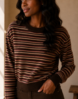 Brown Multi Amari Sweate