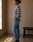 Heather Grey & Ivory Sweater