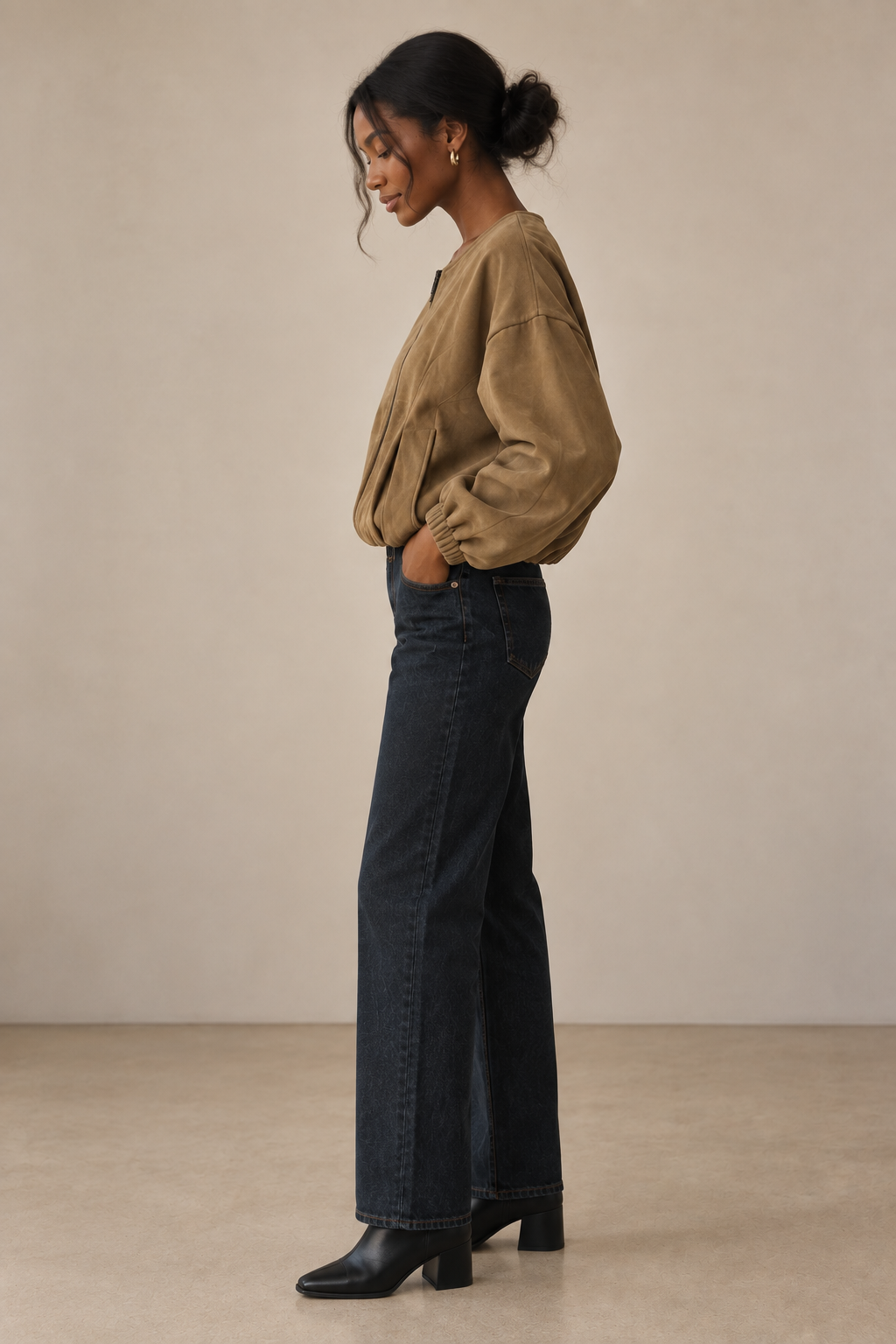 Ash Mocha Suede Jacket
