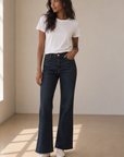 Base Wash Ava High Rise Flare