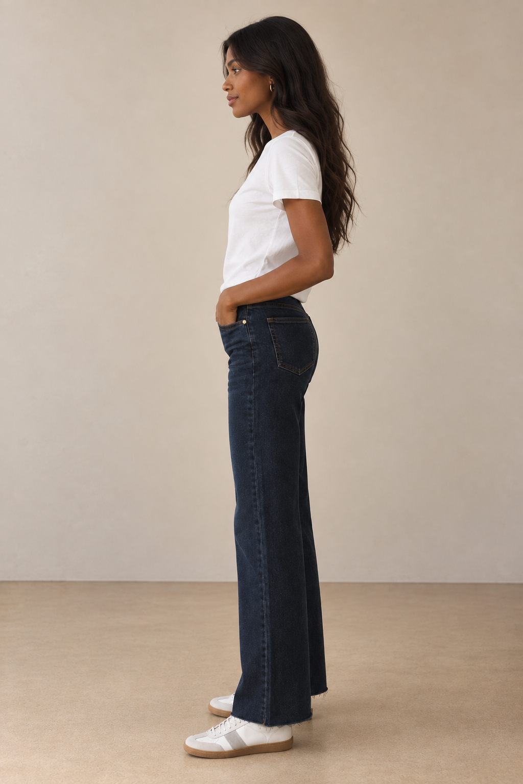 Base Wash Ava High Rise Flare