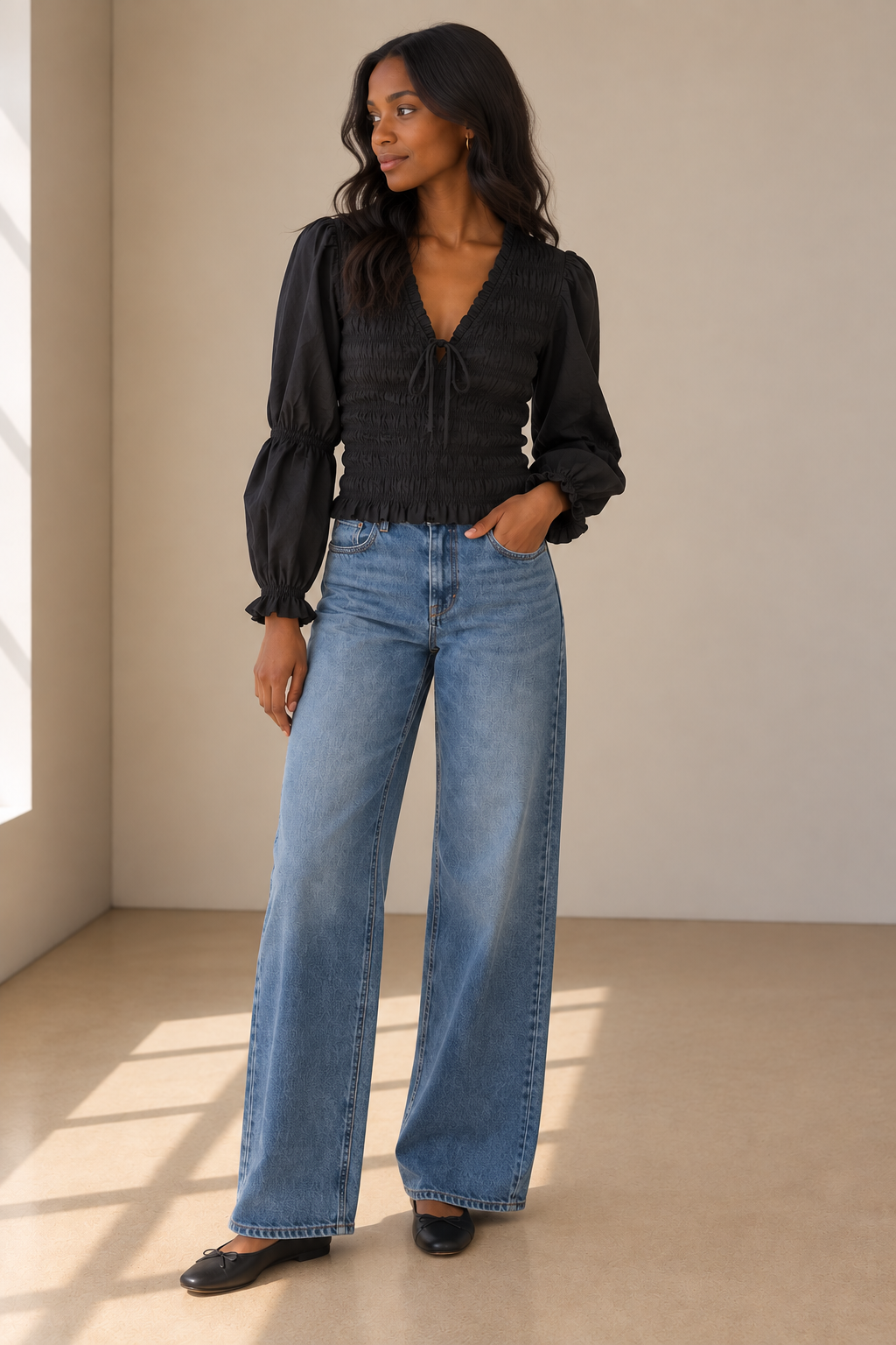 Black Lilliana Top