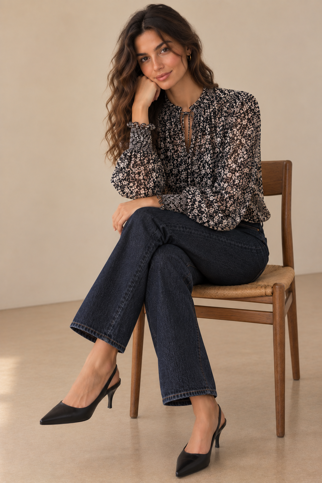 Nocturnal Garden Blouse