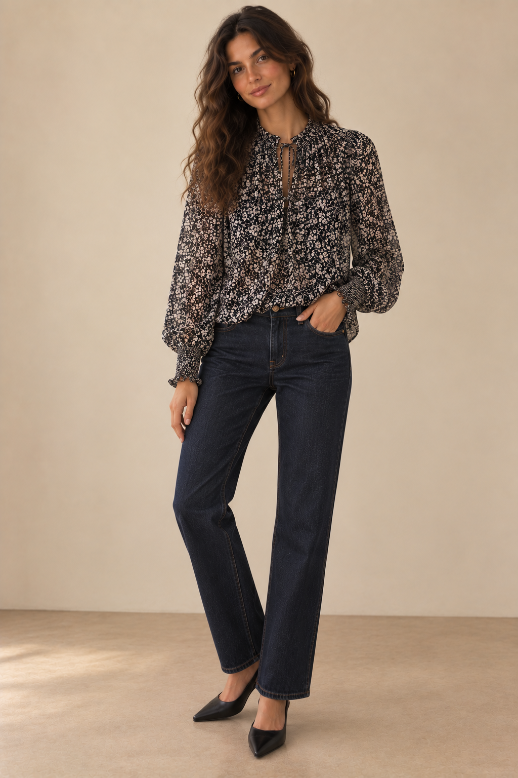Nocturnal Garden Blouse