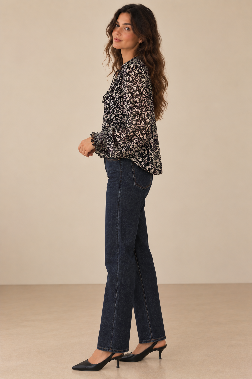 Nocturnal Garden Blouse