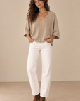 Oatmeal Alyssa  Sweater