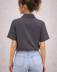 Charcoal Shelby Top