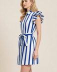 White & Blue Zara Dress