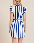 White & Blue Zara Dress