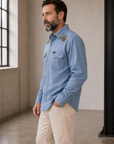 Fanned Crosscut Deluxe Longsleeve Flannel - 125826F