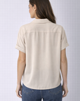 Light Taupe Pretty Blouse