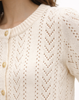 Cream Diana Cardigan