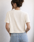 Ivory Rune Ribbed Tee