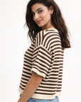 Brown Stripe Sweater