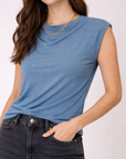 Blue Georgia Top