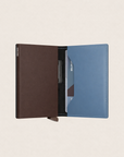 Bandwallet Matte Steel Blue/Brown