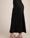 Black Dot Isa Midi Skirt