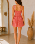 Red Flowy Dress