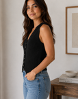 Black Elodie Vest