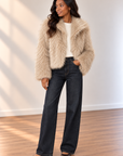 Taupe Faux Fur Shayla Jacket
