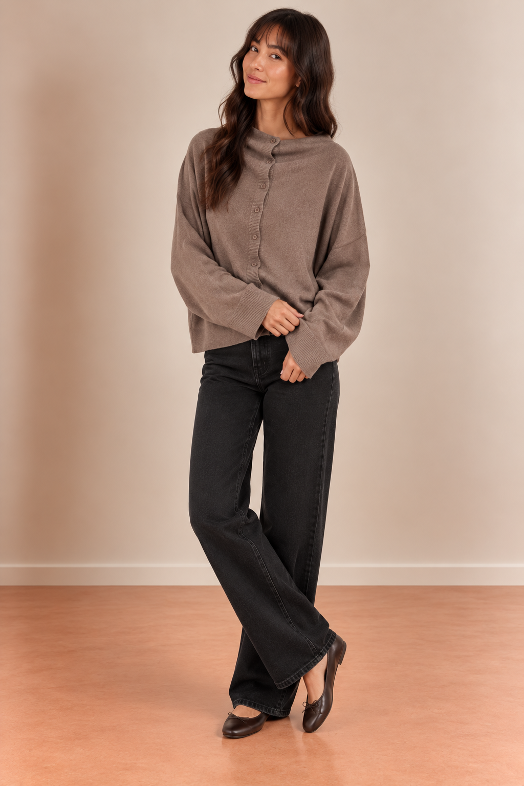 Rose Gold Thought Sweater