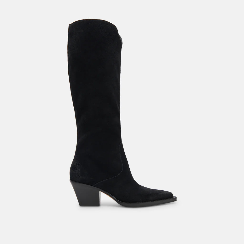 Onyx Suede Raj Boot