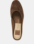 Eila Dark Brown Suede Flats