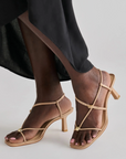 Light Tan Leather Mylee Heel