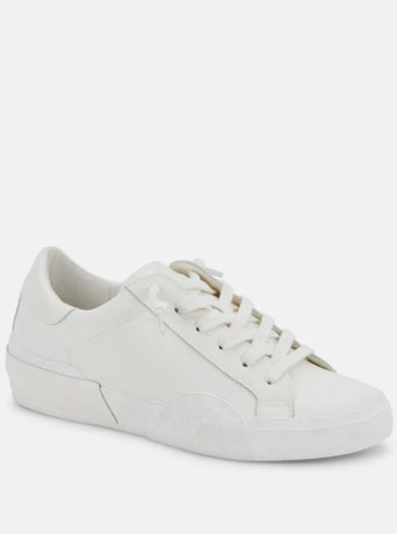 White Zina Recycled Leather Sneaker