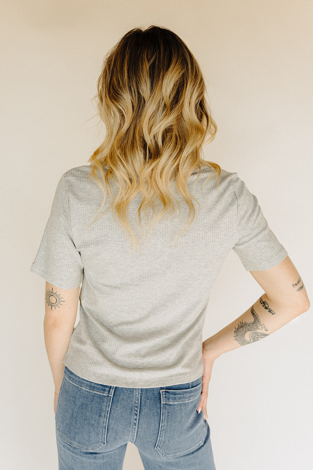 Heather Grey Adrianna Top