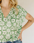 Juniper Green Indie Blouse