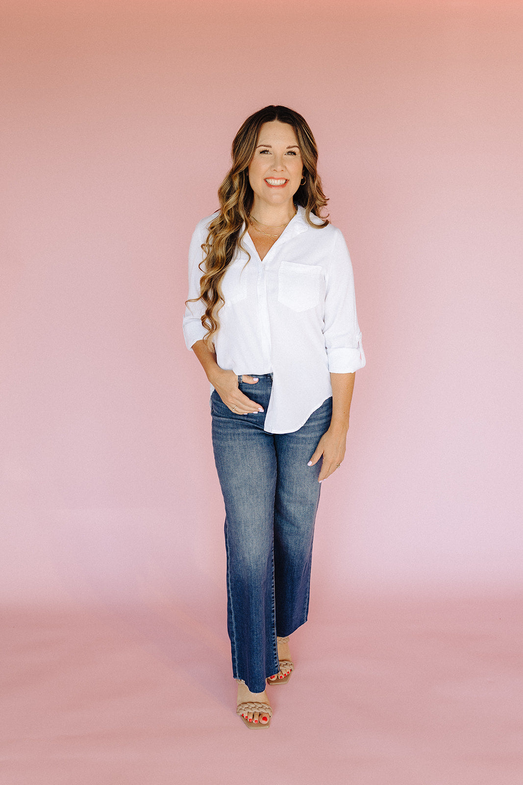 Optic White Riley Top