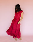 Fall Red Margaret Dress