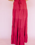 Fall Red Margaret Dress