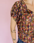 Ditsy Greenery Roden Blouse
