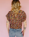 Ditsy Greenery Roden Blouse