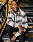 Dark Grey Check Overshirt