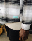 Dark Grey Check Overshirt