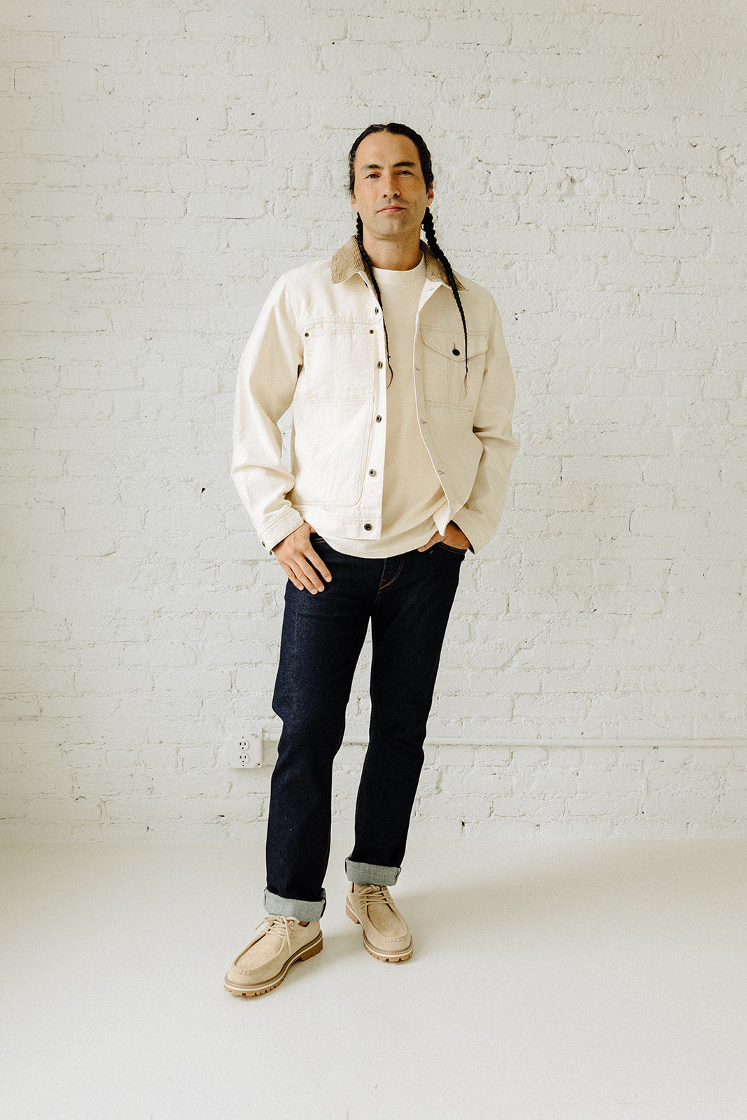 Natural Seed Rustic Canvas Short Cruiser