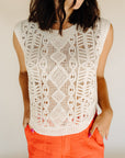 Crystal Baroque Sweater Top