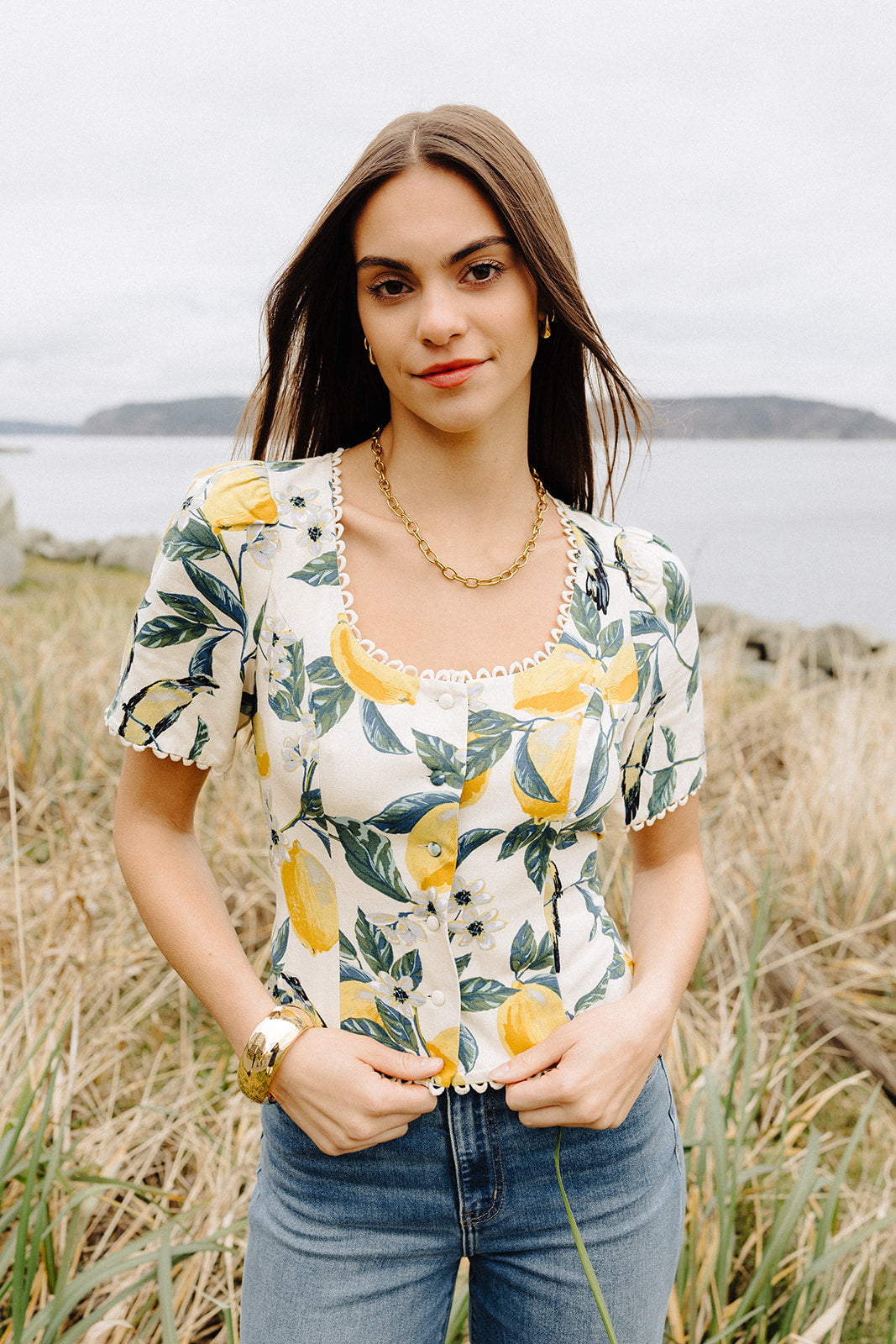 Lemon Linnea Top